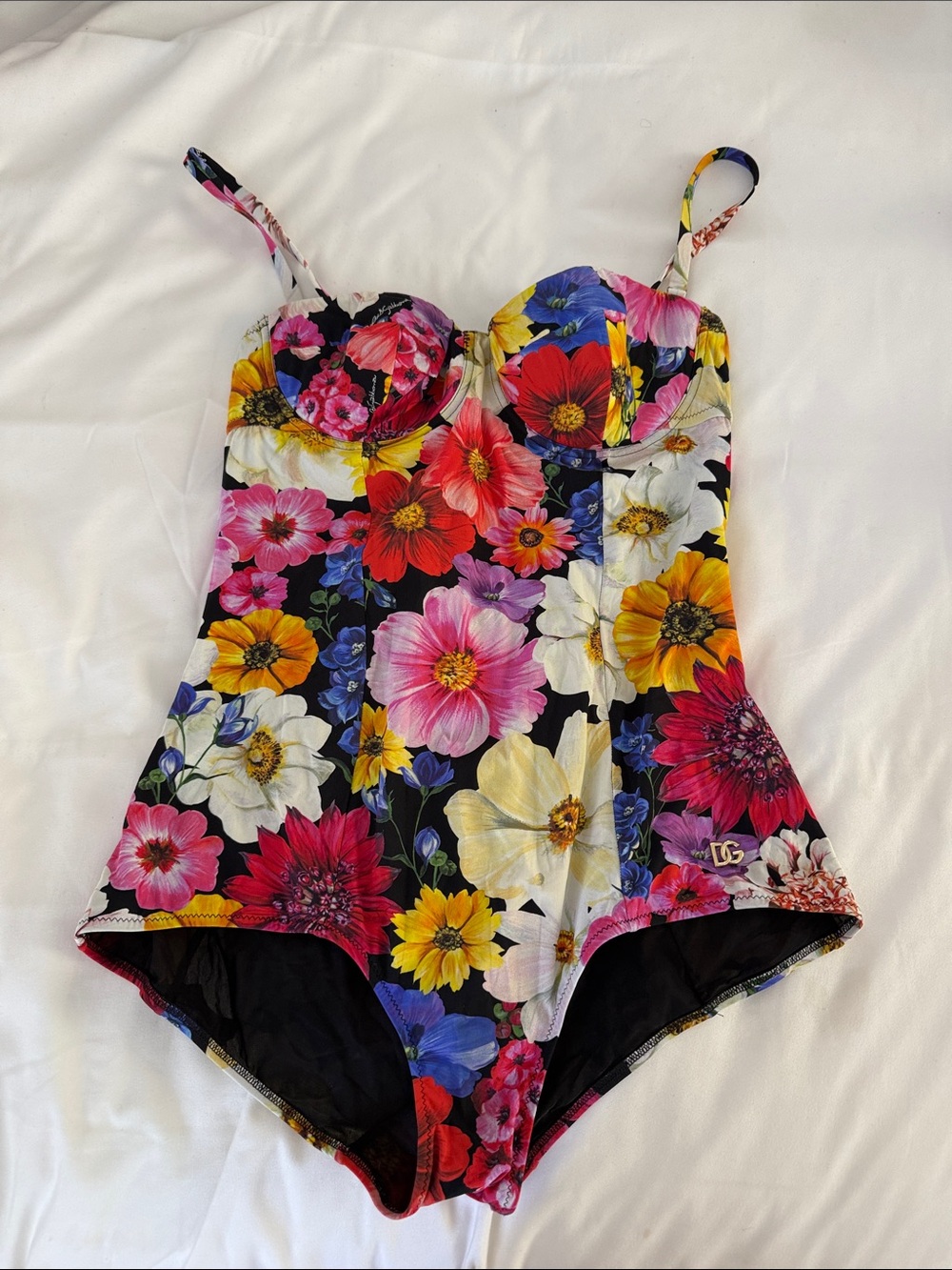 Dolce & Gabbana Floral One-Piece Swimsuit - Multicolor